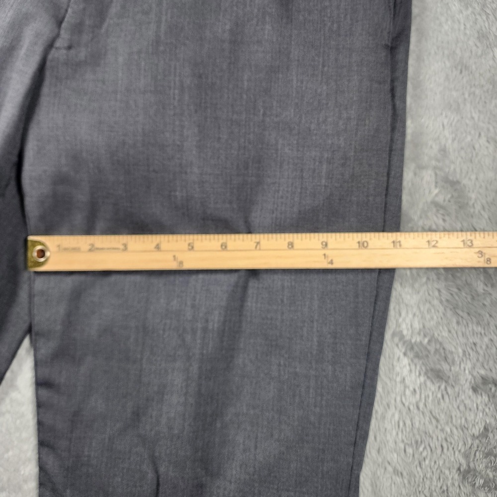 Hart Schaffner Marx Pants Mens 32x29 Gray Wool Stretch Dress Slacks (Tag‎ 34x30) - Picture 3 of 12